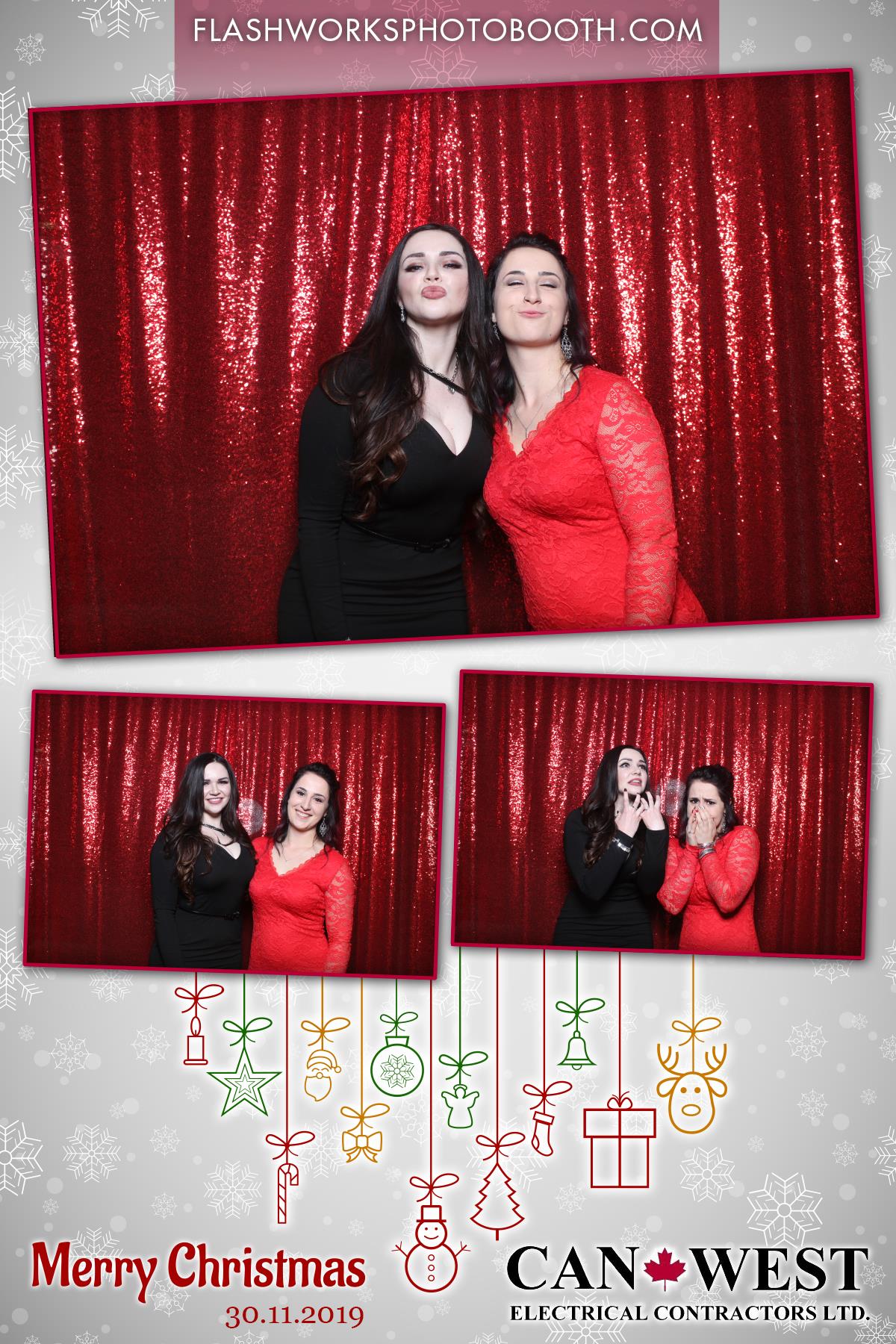Can West Christmas Party | View more photos from the event at gallery.flashworksphotobooth.com/u/FlashworksPhotoboothInc/Can-West-Christmas-Party